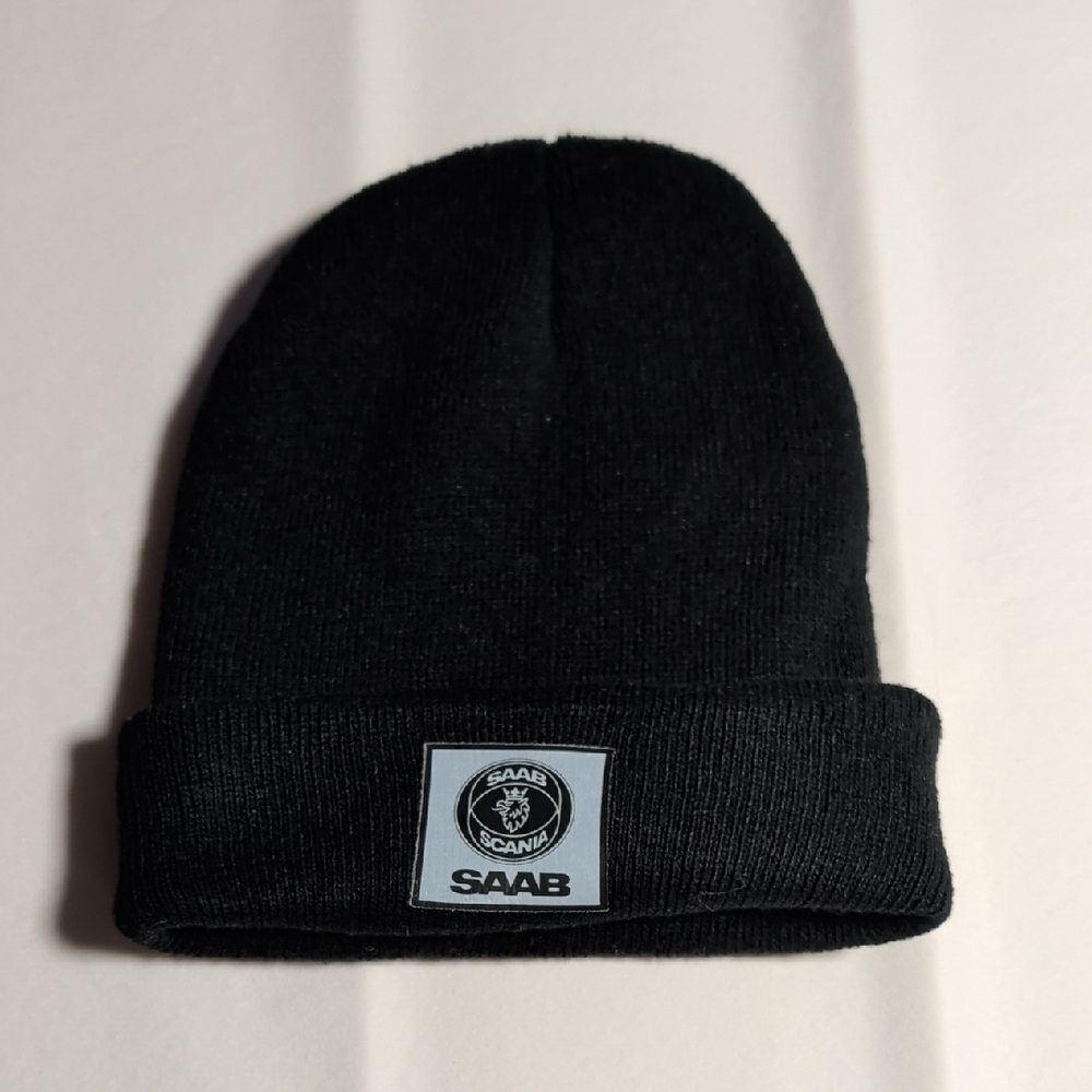 Saab Scania Black Beanie Hat